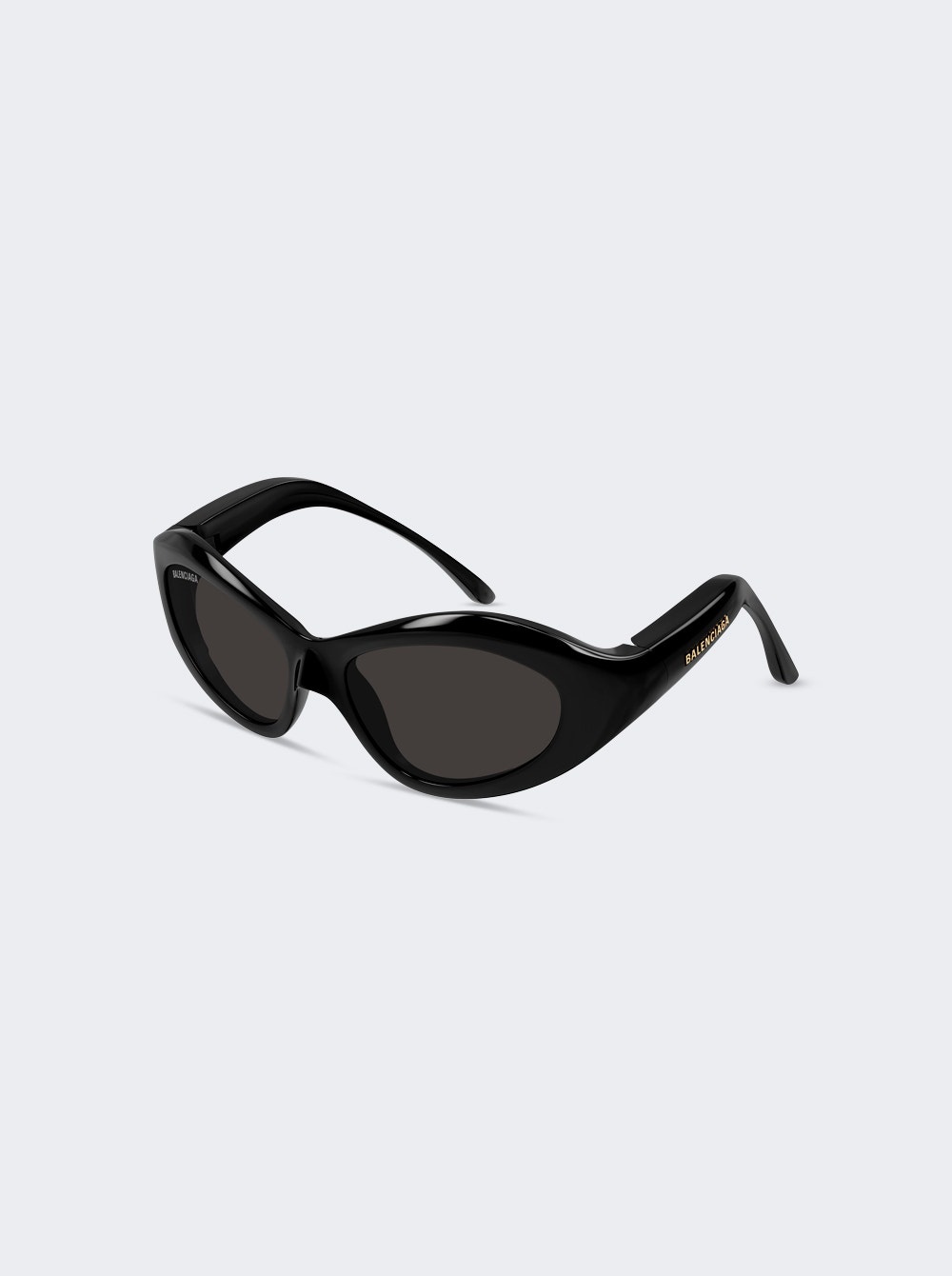 Orbit Cat Eye Sunglasses Shiny Black - 4