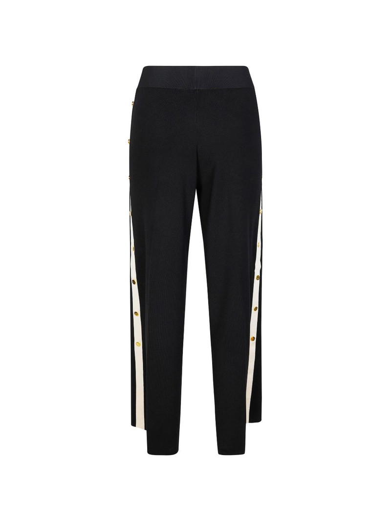 ELISABETTA FRANCHI button stripe trousers outlook
