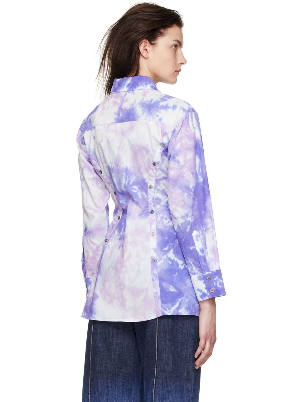Purple Cotton Shirt - 3