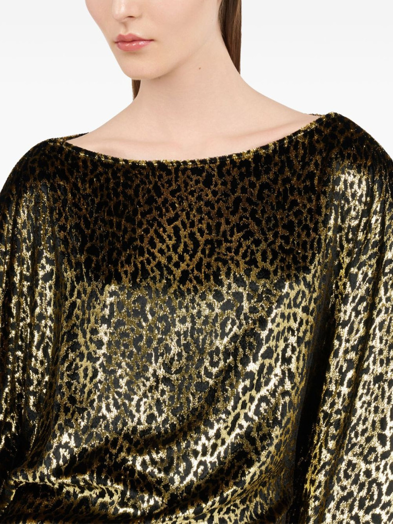 leopard-print kaftan dress 3