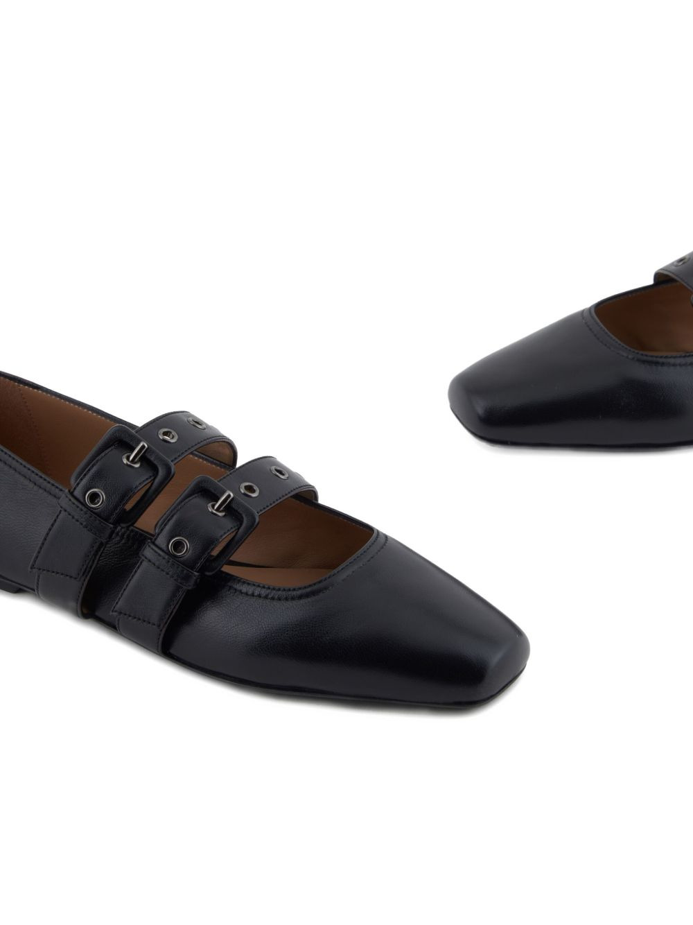buckle-strap ballet flats - 5