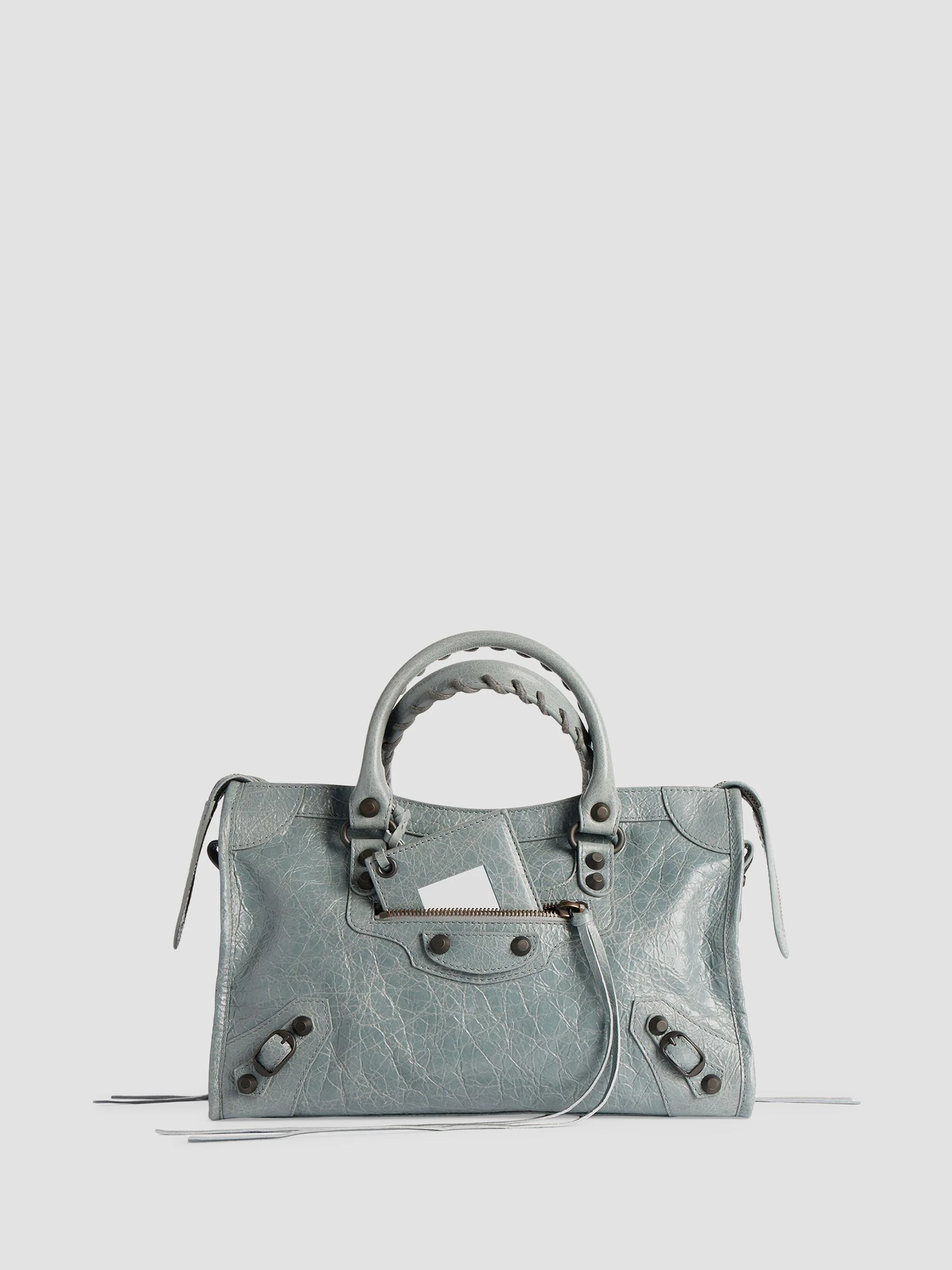 Women's Le City Small Top Handle Bag - Blue Grey - 1
