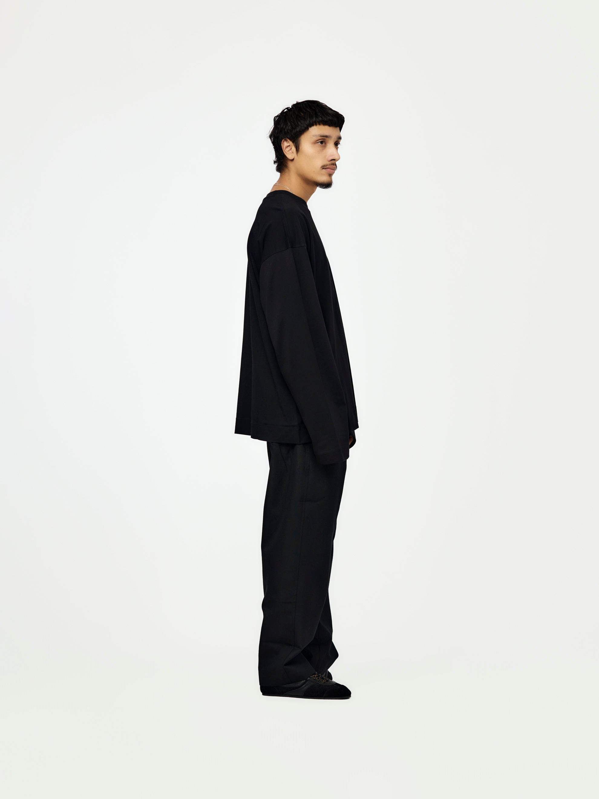 HEGLAND 2603 M.K. LS T-SHIRT (BLACK) - 4