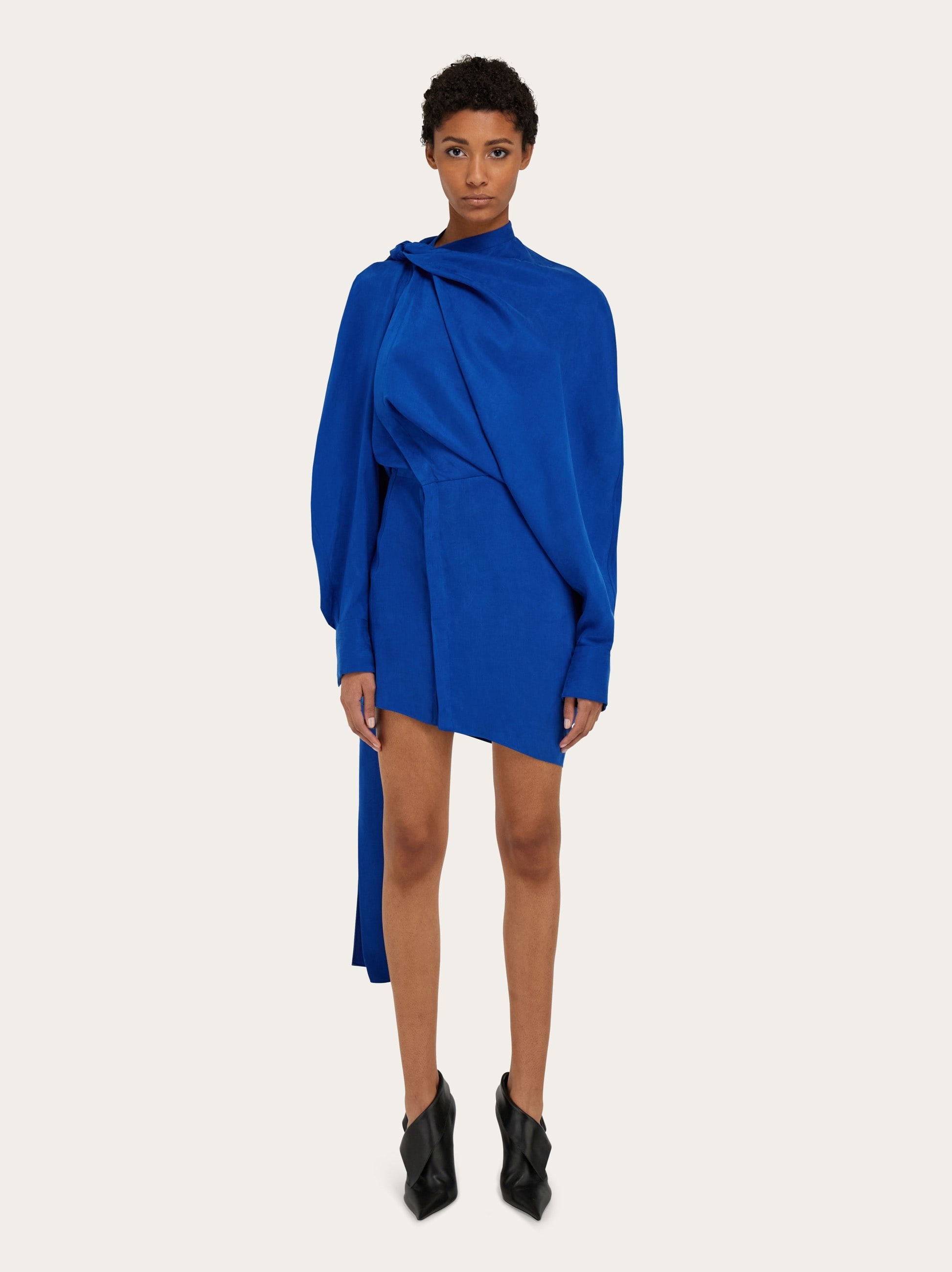 Asymmetric mini dress - 2
