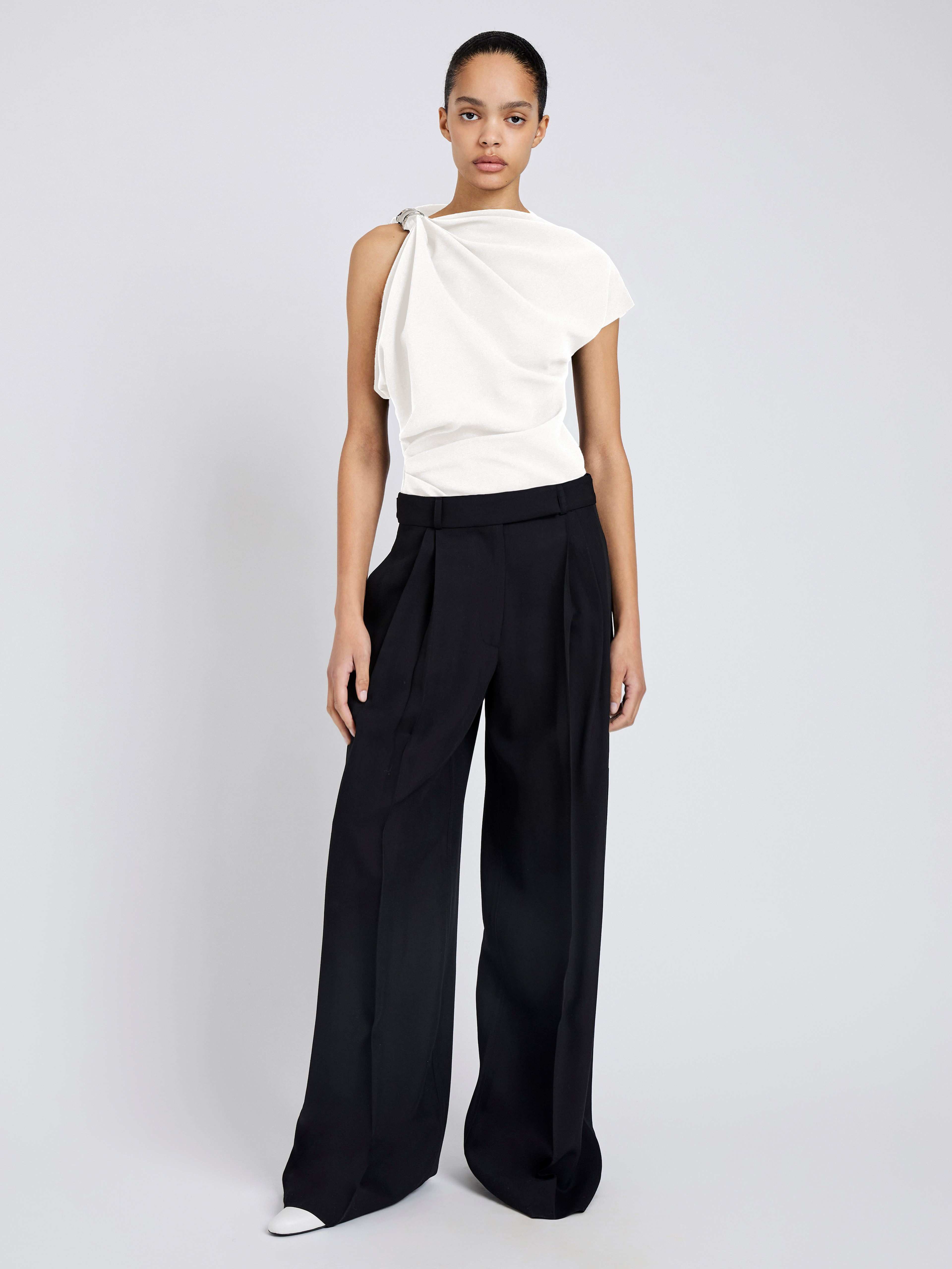 Malika Top in Matte Double Crepe - 3