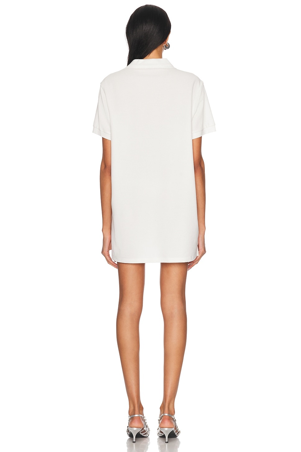 Crystal Heart Cutout Polo Dress - 4