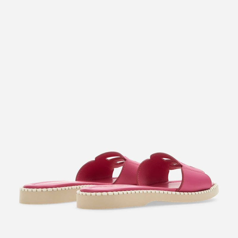 Flat Sandals Hogan H638 Pink 3