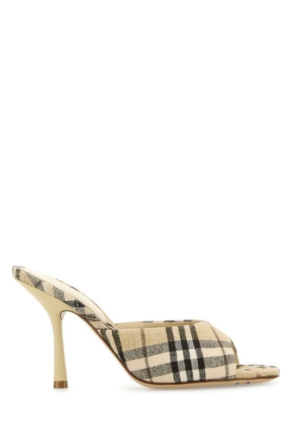 サンダル・ミュール Burberry Lf Mews Mule 90 Chk Burberry Burberry Women Lf Mews Mule 90 Chk | luosophy