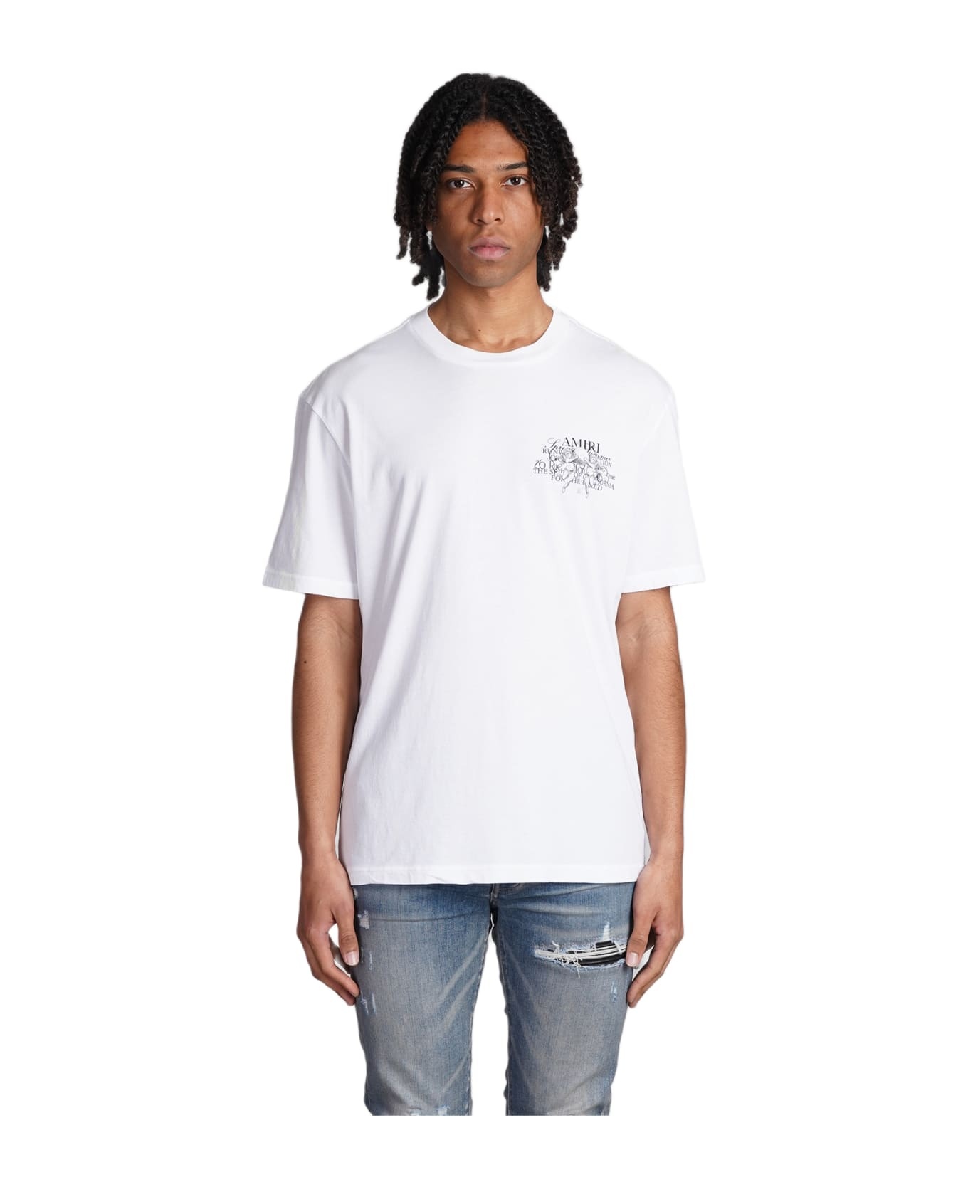 T-shirt In White Cotton - 1