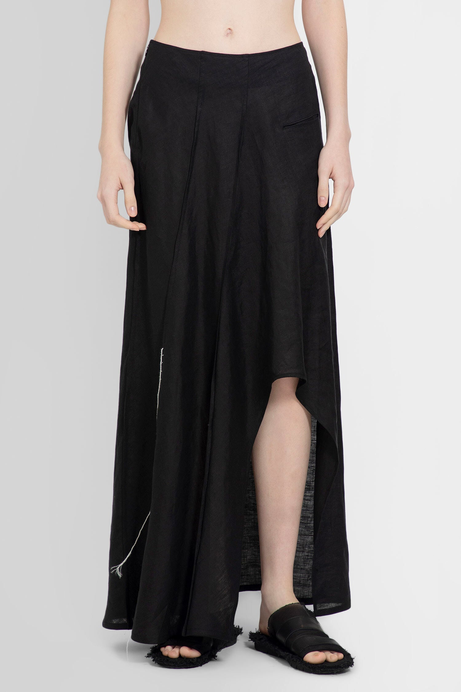 YOHJI YAMAMOTO WOMAN BLACK SKIRTS - 2