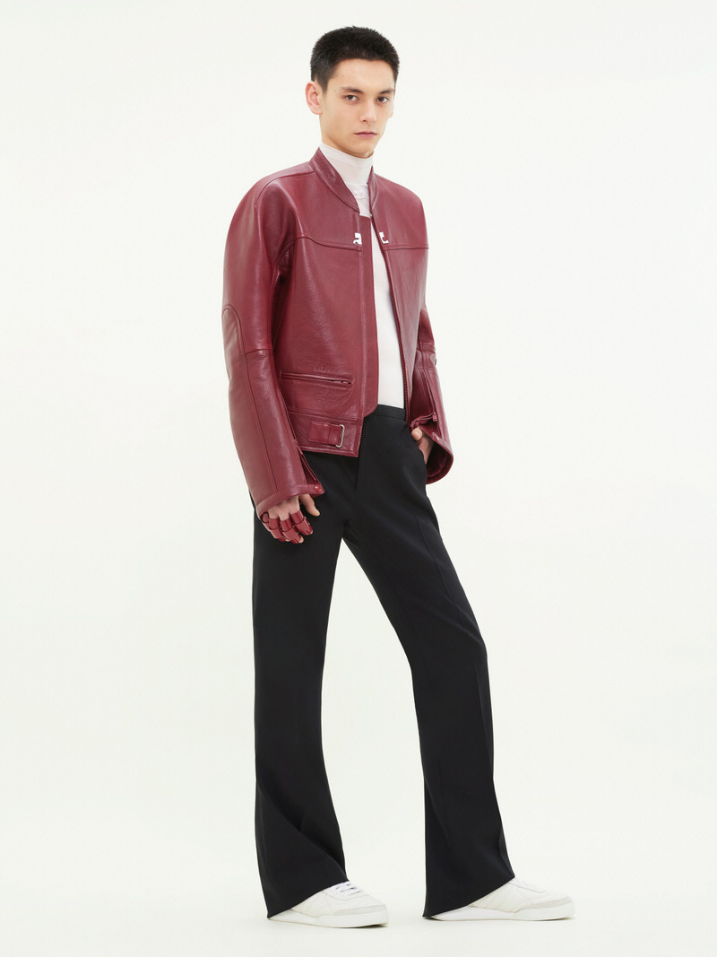 SCUBA LEATHER BIKER JACKET 3