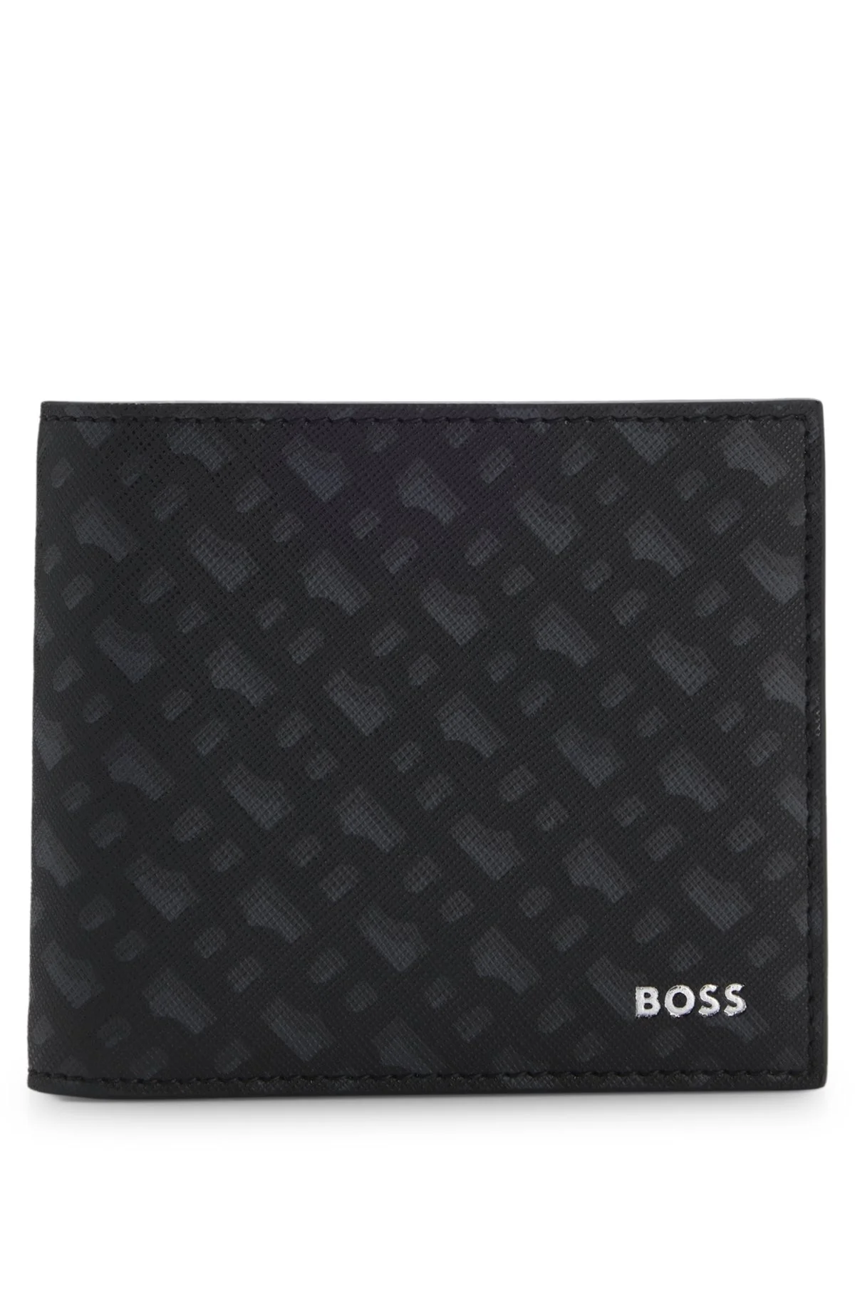 MONOGRAM WALLET WITH FOIL-EMBOSSED LOGO - 1