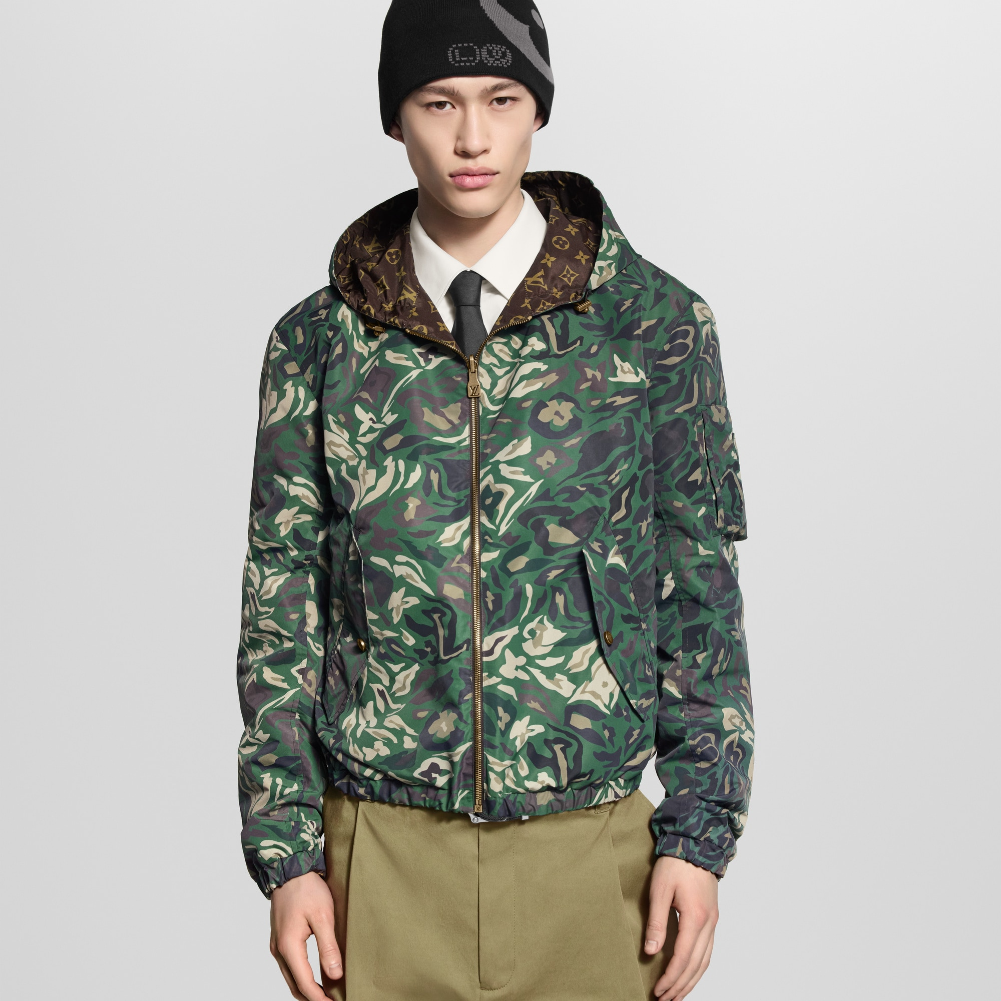 Monogram Reversible Windbreaker - 2