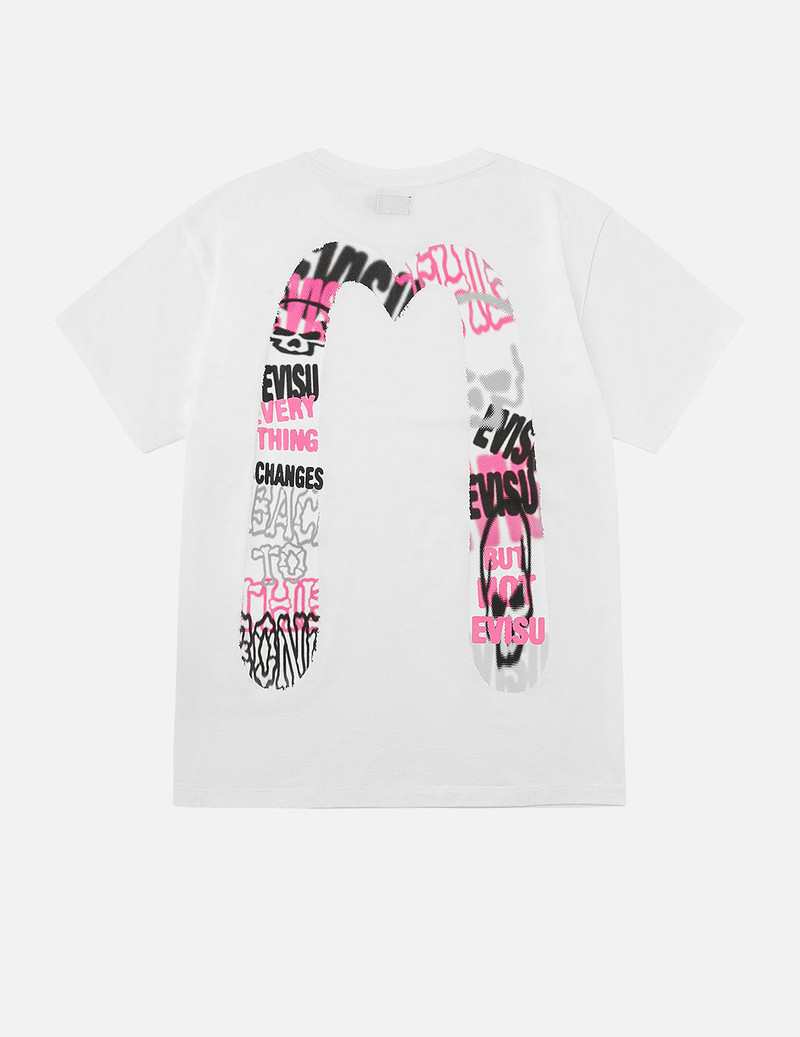 Logo and Graffiti Daicock Print Boyfriend T-Shirt 3