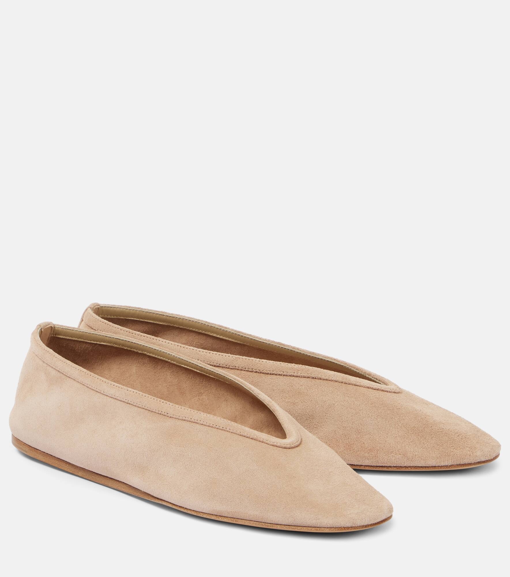 Luna suede ballet flats - 1