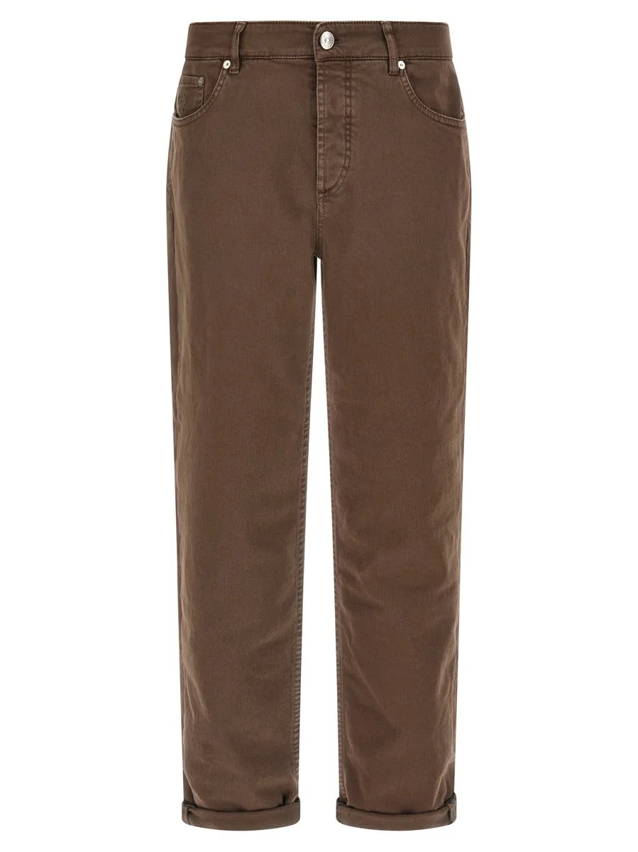 Brunello Cucinelli Garment-Dyed Jeans - 1