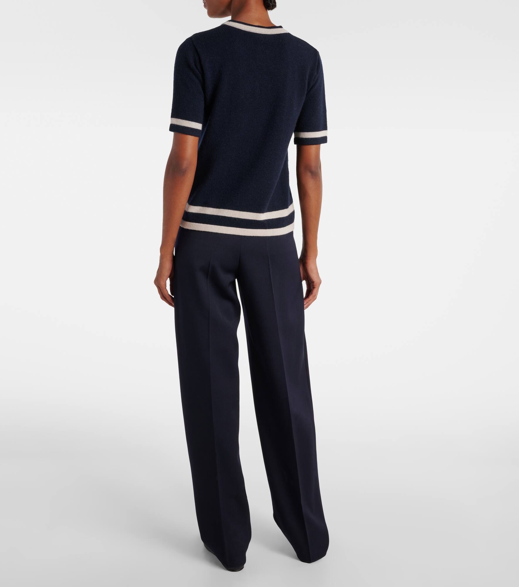 Usuale wool and cashmere top - 3