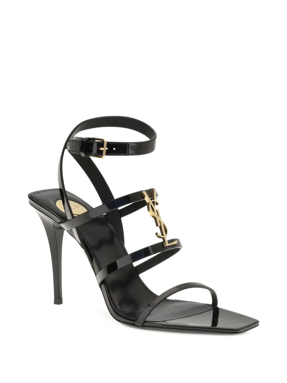 90mm Cassandra logo-plaque sandals - 2