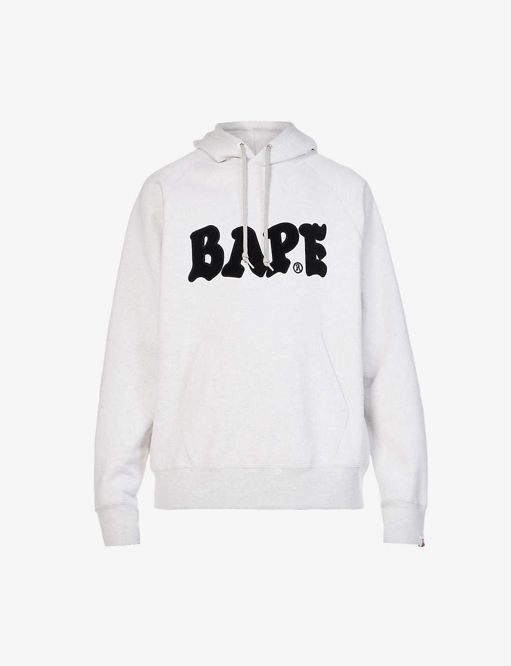 Logo-print relaxed-fit cotton-blend hoody - 1