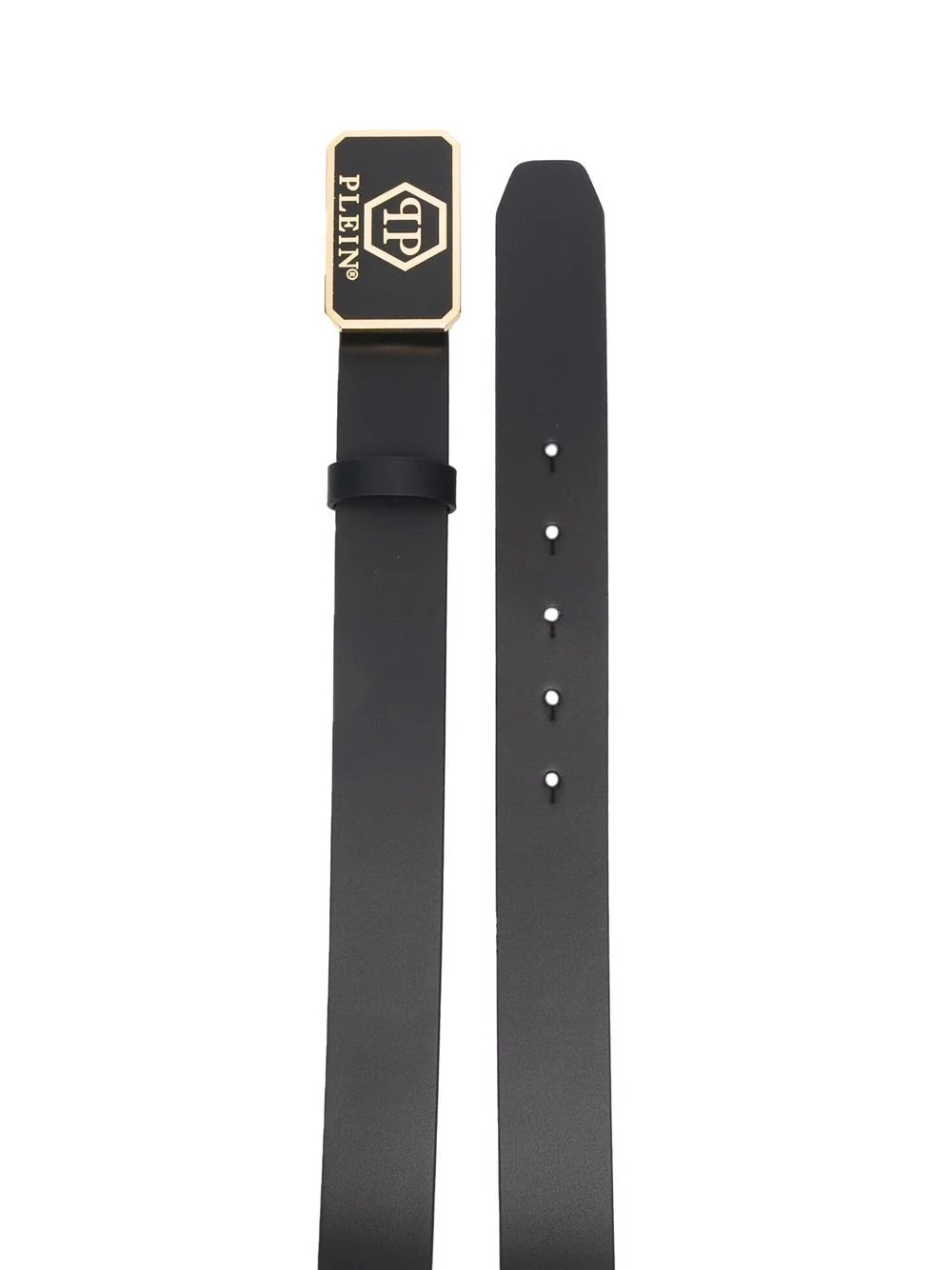 hexagon logo buckle belt - 2