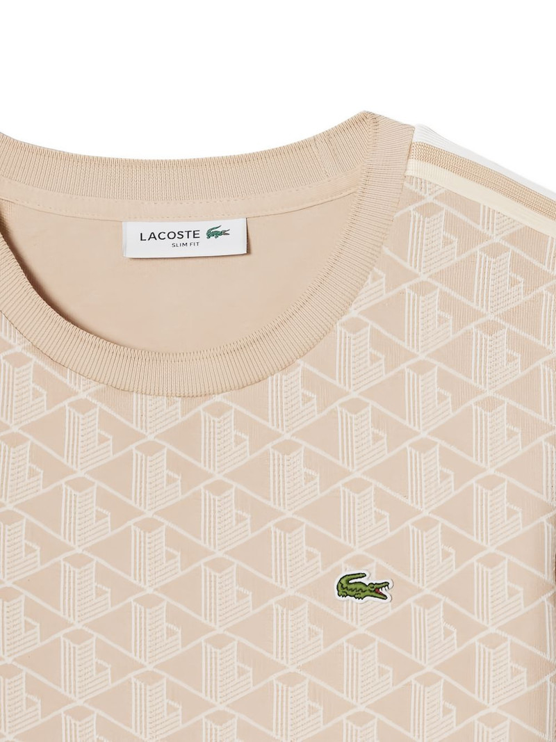geometric print striped T-shirt 3