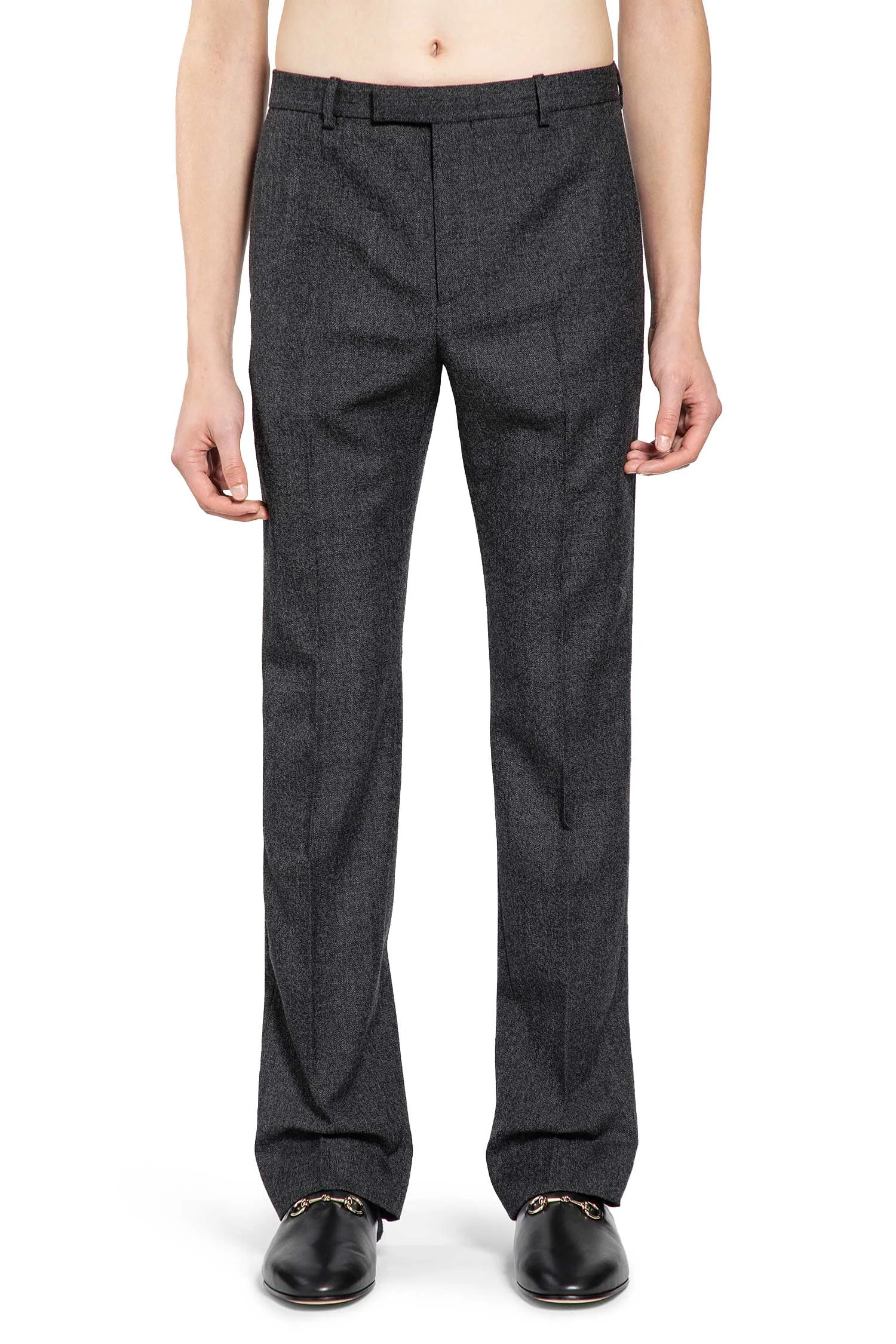 Wool Moulinè Pants - 1