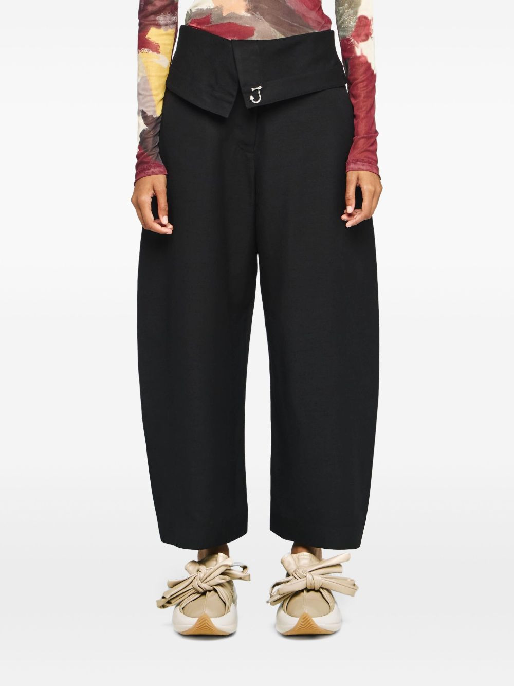 fold-over trousers - 3
