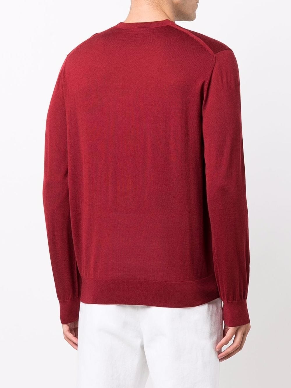 crew-neck wool jumper - 4