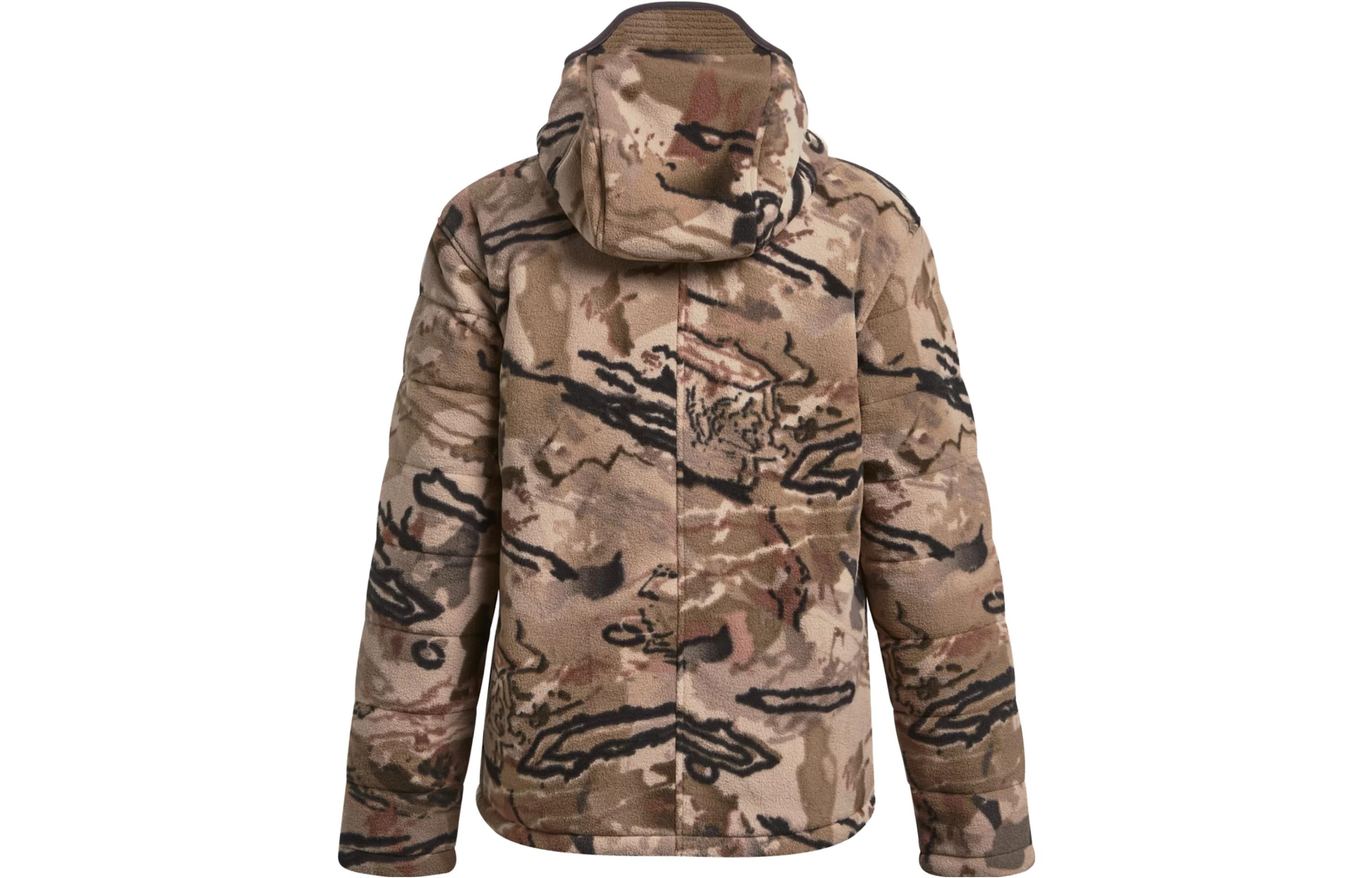 (WMNS) Under Armour Whitetail Rut Windproof Jacket 'Tan Black' 1378819-989 - 2