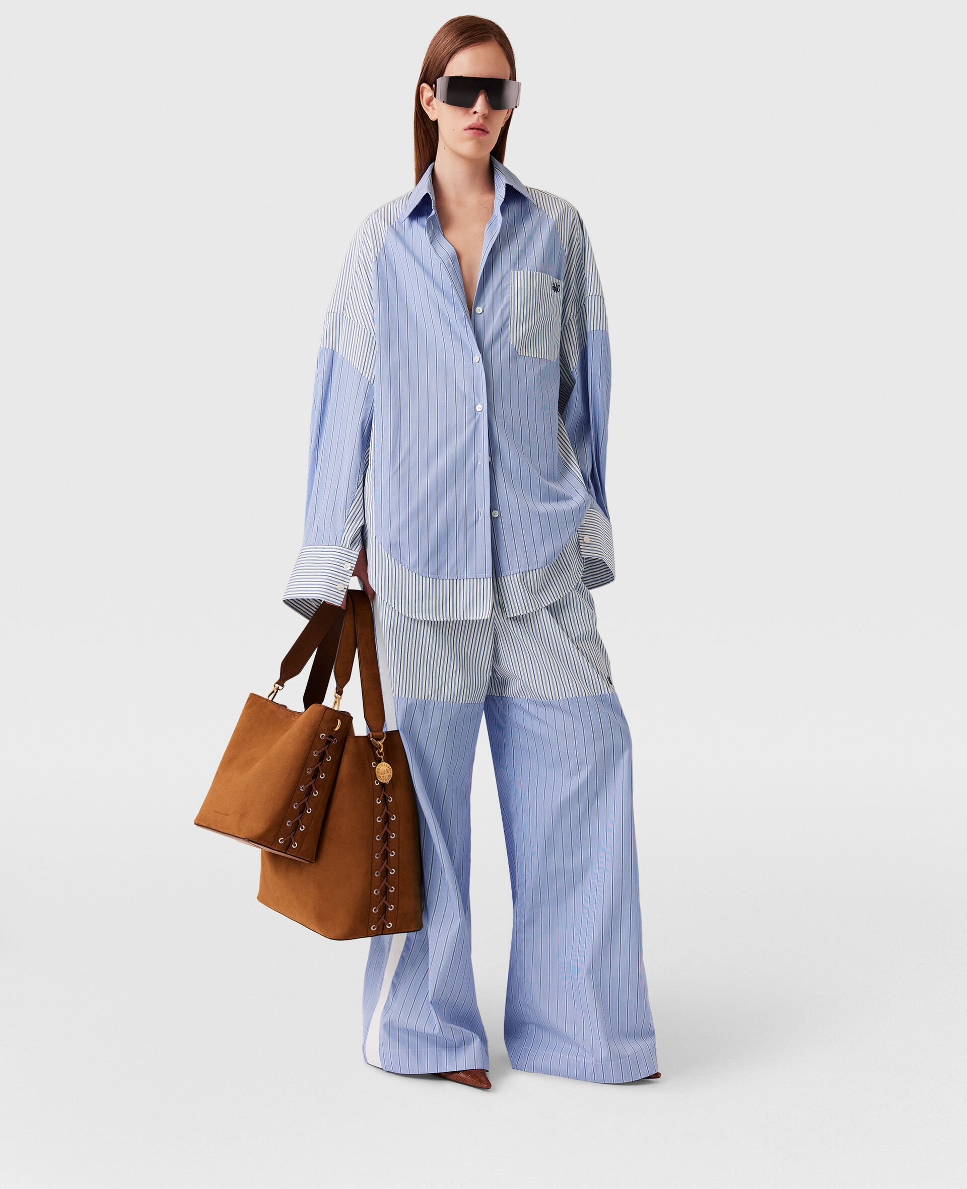 Striped Boyfriend Pants - 2