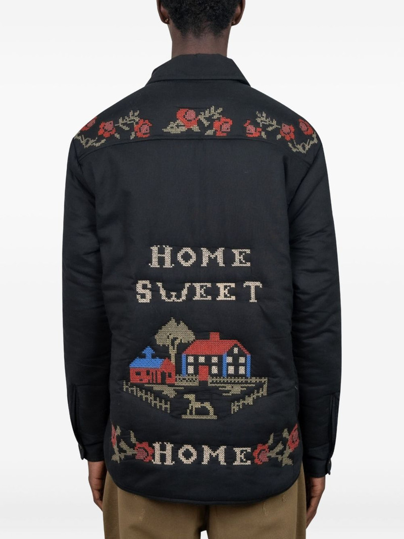 floral-embroidered padded jacket 3