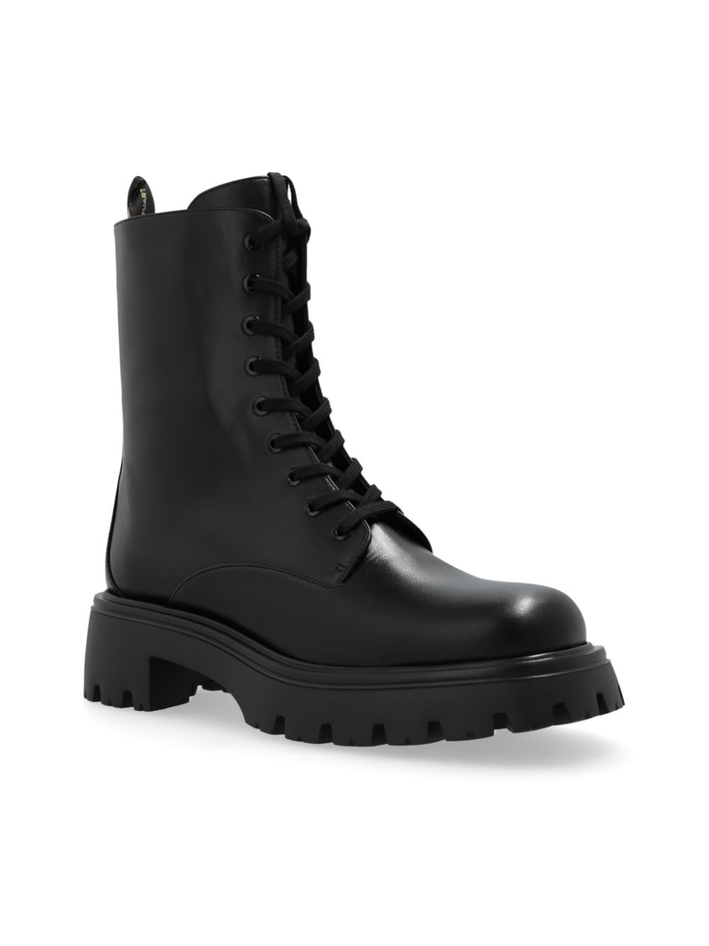 lace-up leather boots - 4
