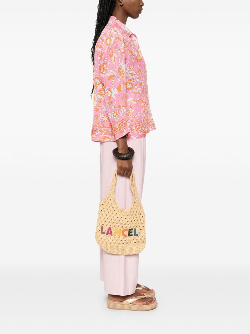 LANCEL logo-lettering shoulder bag outlook