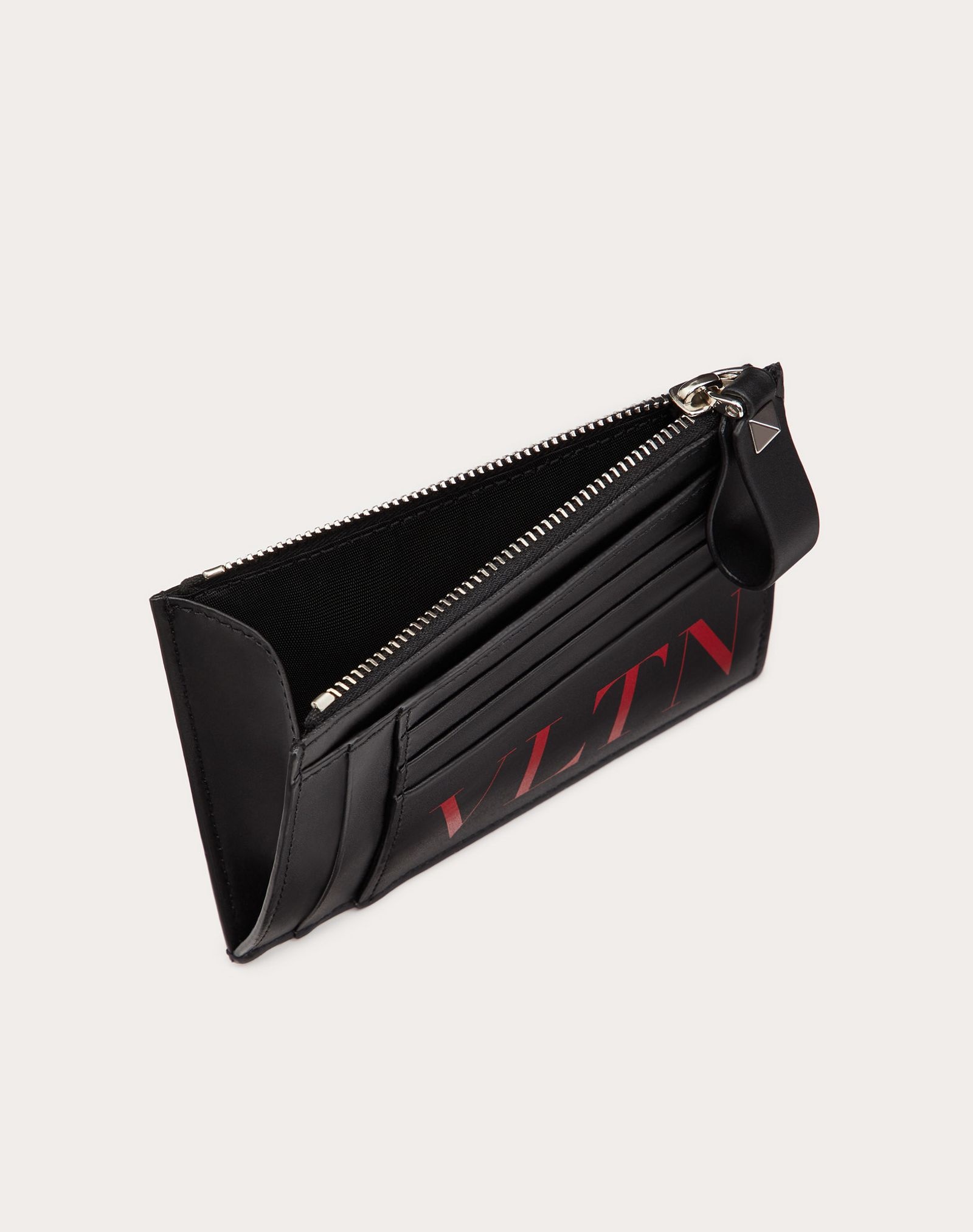 Leather VLTN card holder - 5