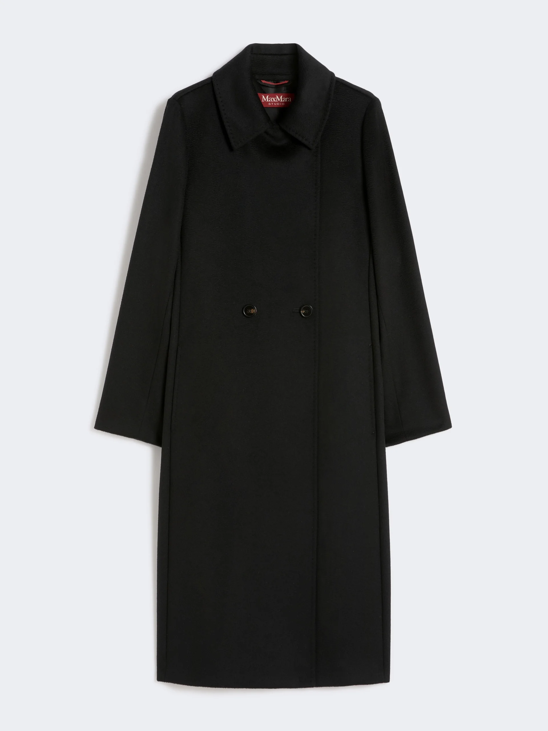 BCOLLAG Wool robe coat - BLACK - 1