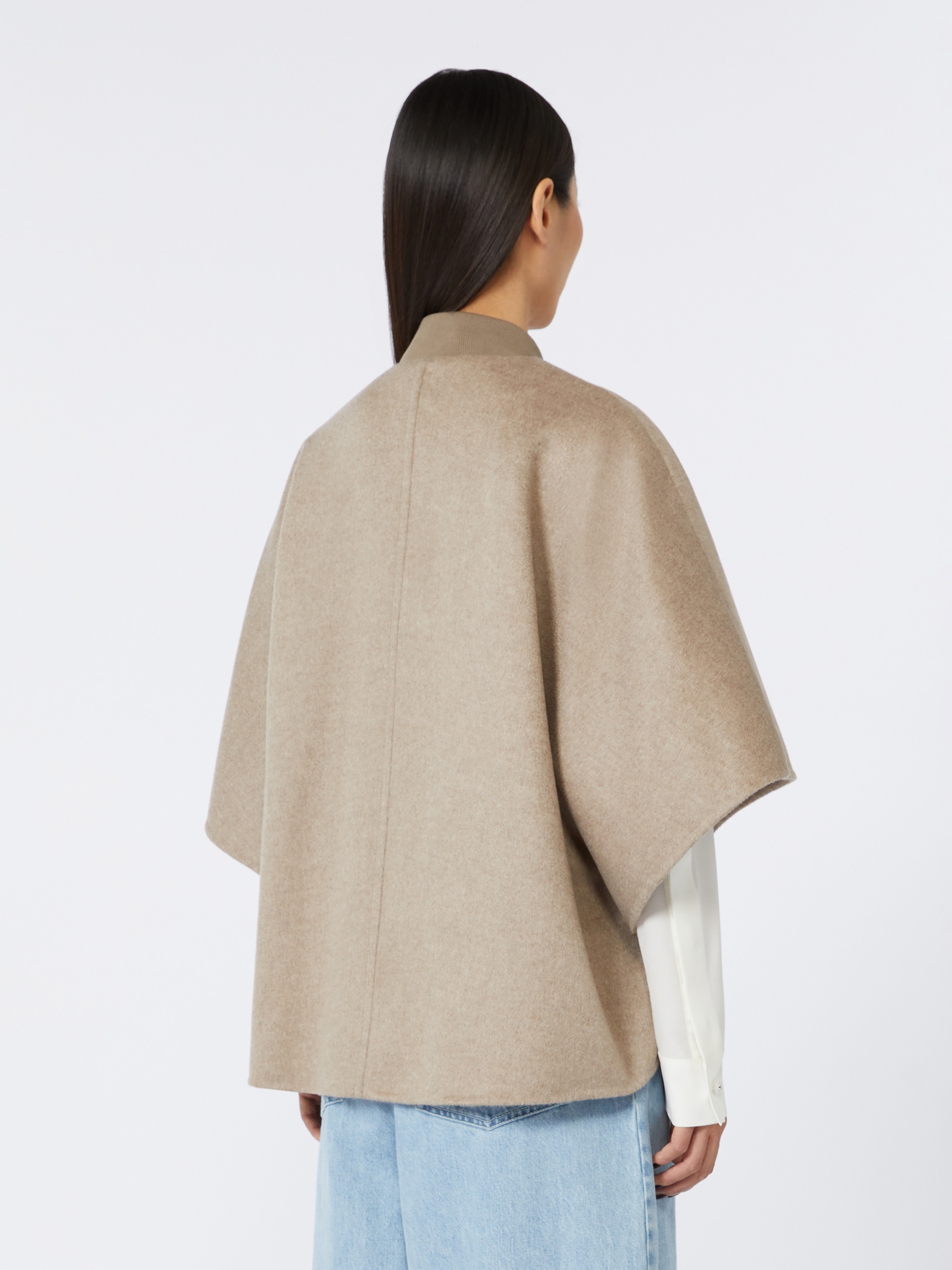 LETICIA Lightweight cashmere cape - 4