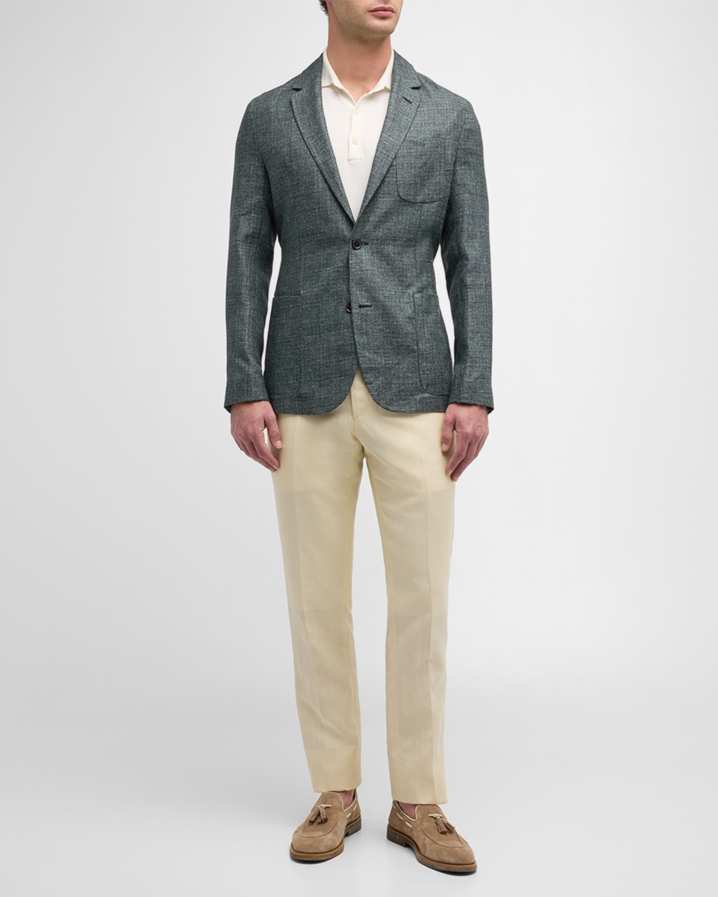 Men's Wool-Linen Sport Jacket - 5