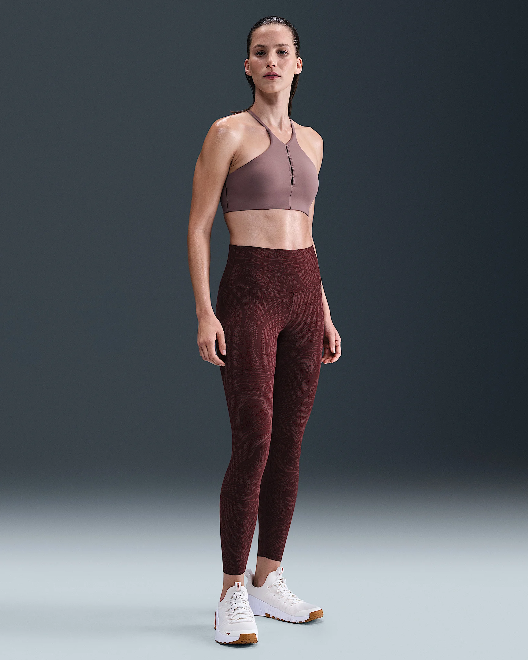 Nike Zenvy Women's High-Waisted 7/8 Printed Leggings - 1