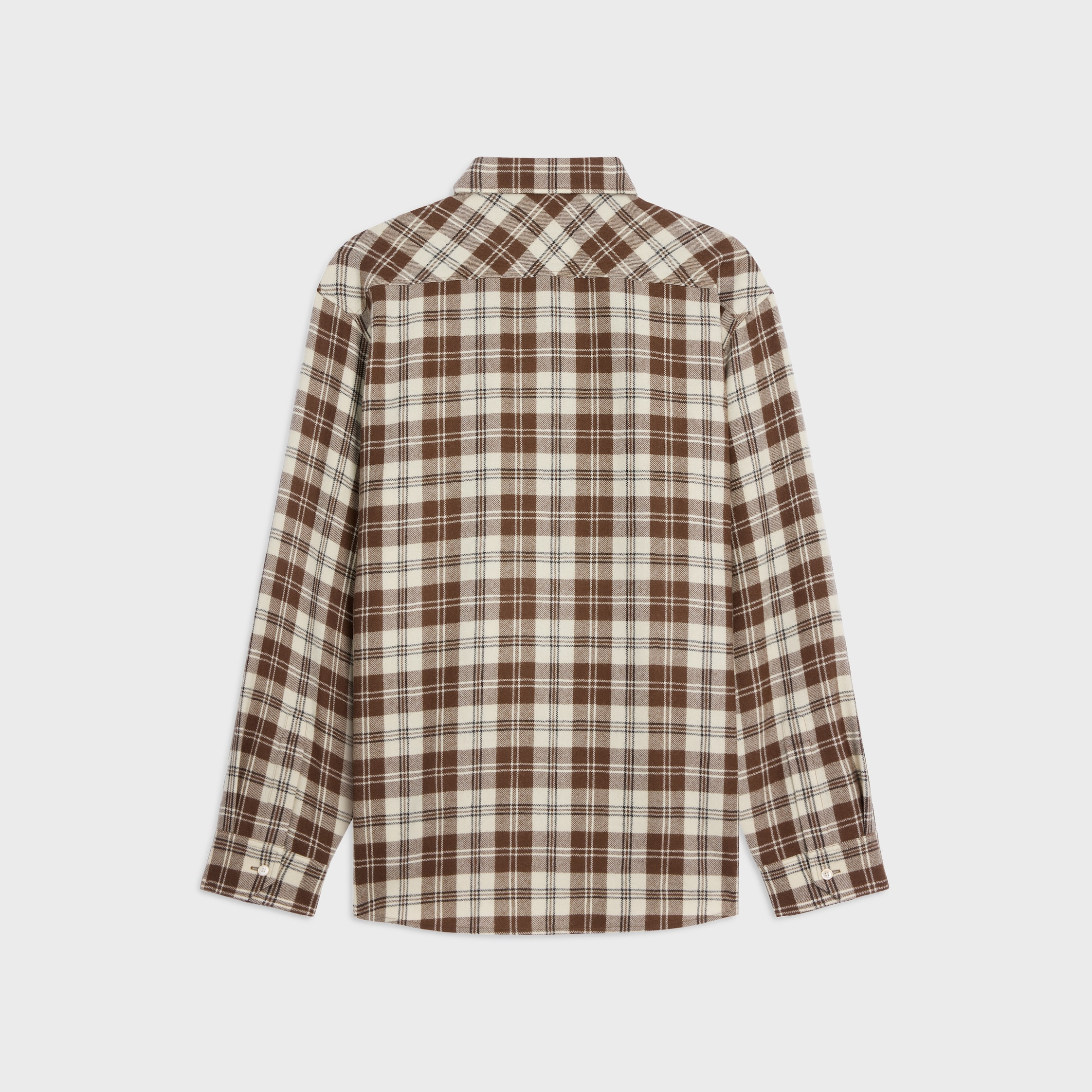 relaxed shirt IN CHECKED WOOL - 2