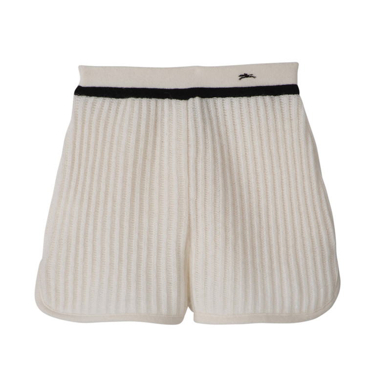 Short pants Ecru - Knit 1