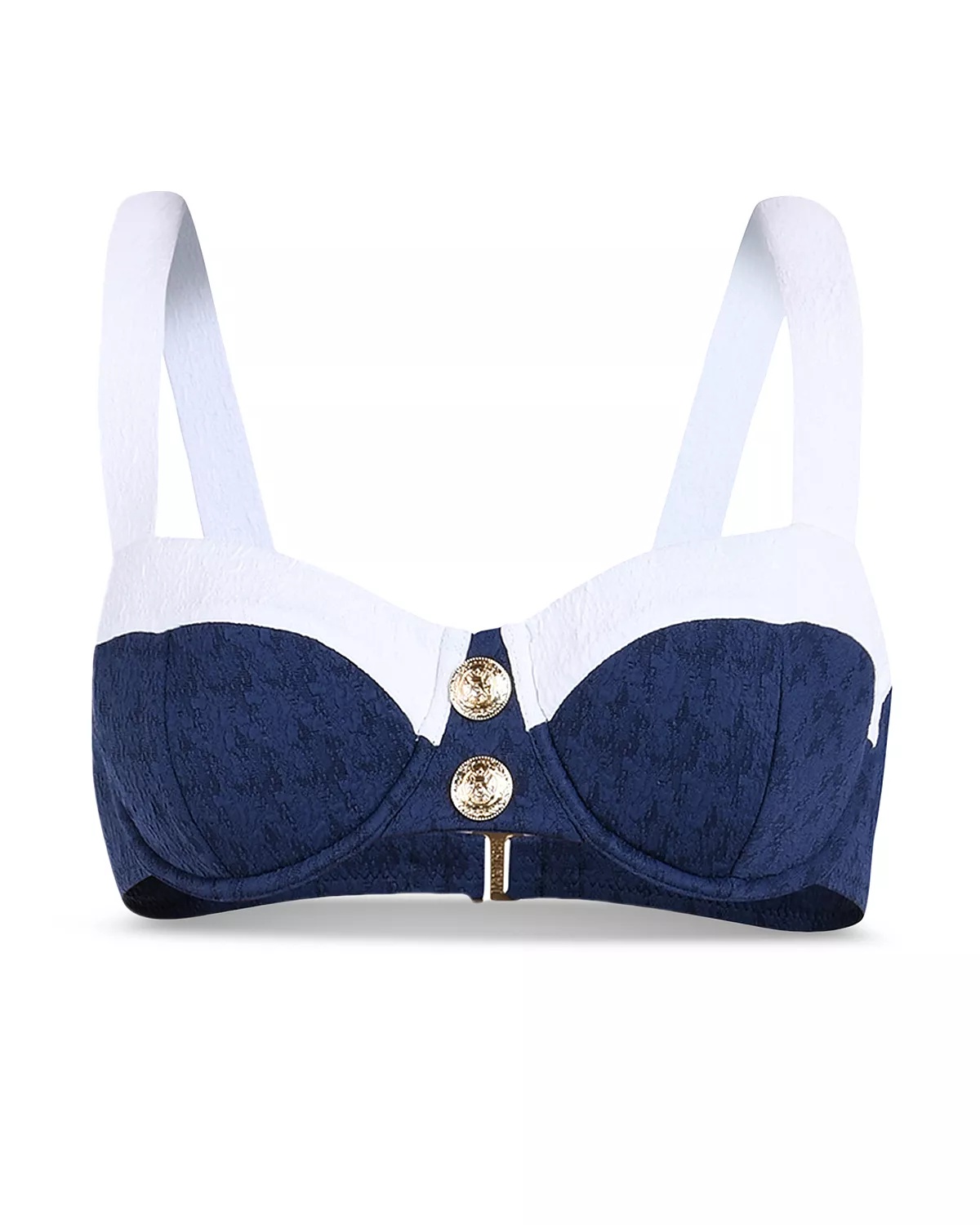 Alexandria Color Blocked Bikini Top - 4
