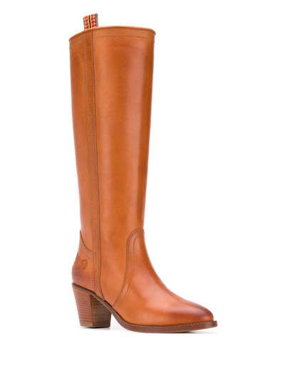 Etro heeled knee-high riding boots outlook