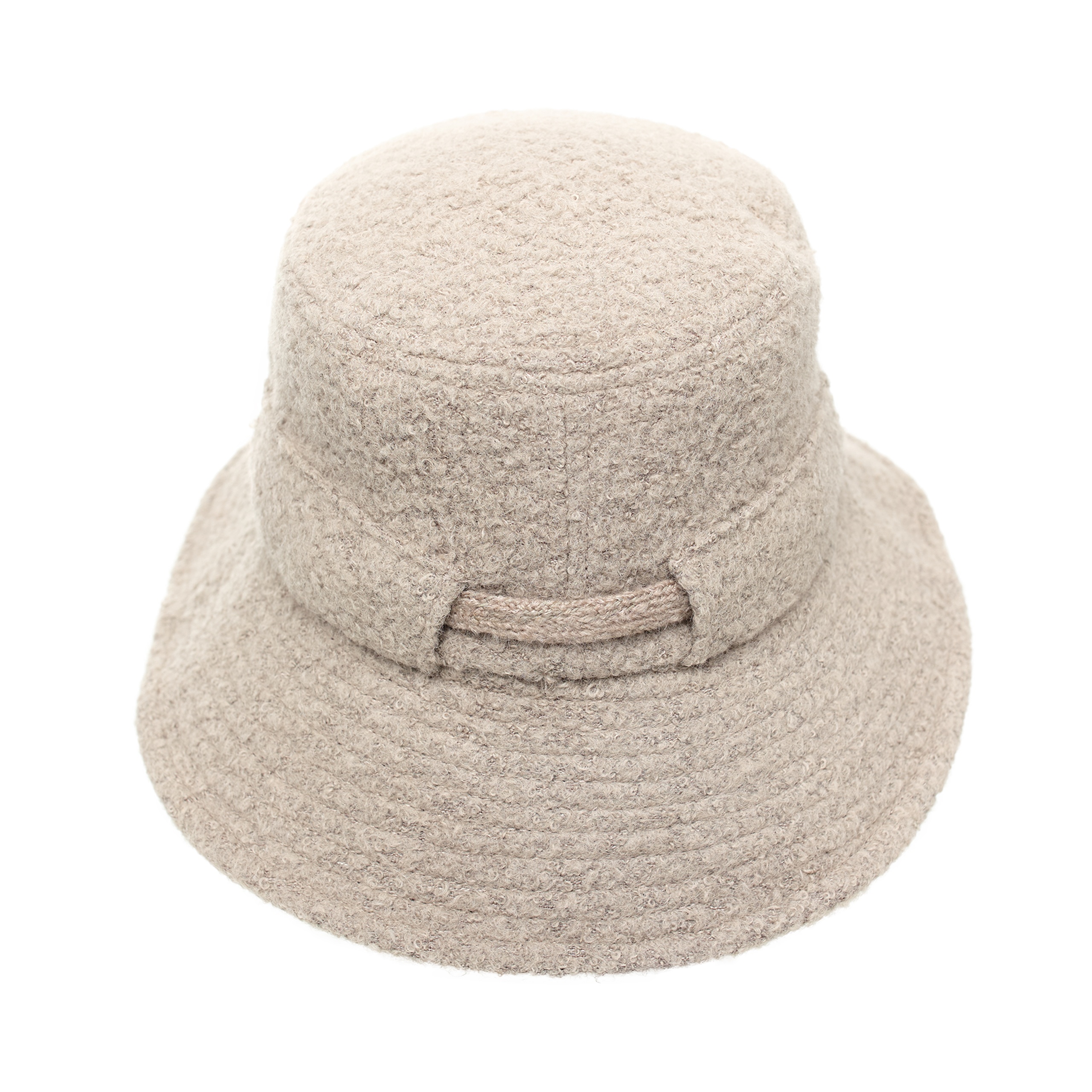 BEIGE WOOL PANAMA - 3