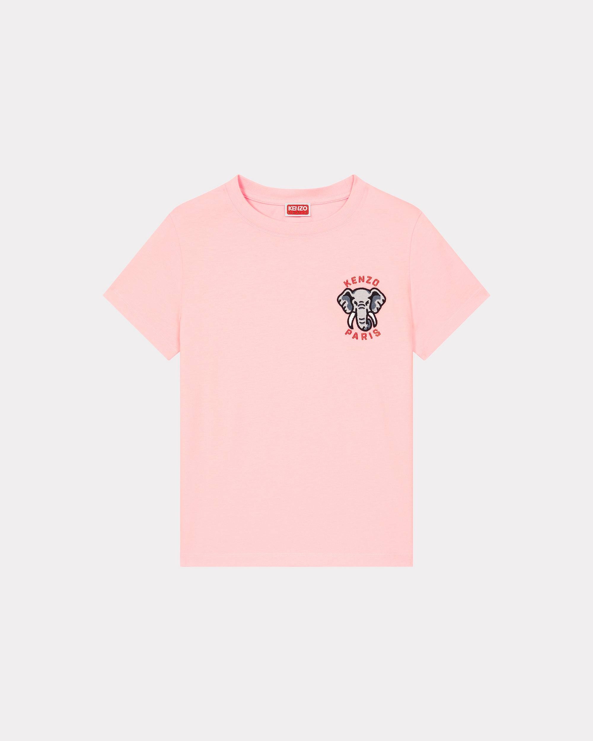 'KENZO Elephant Crest' embroidered T-shirt - 1