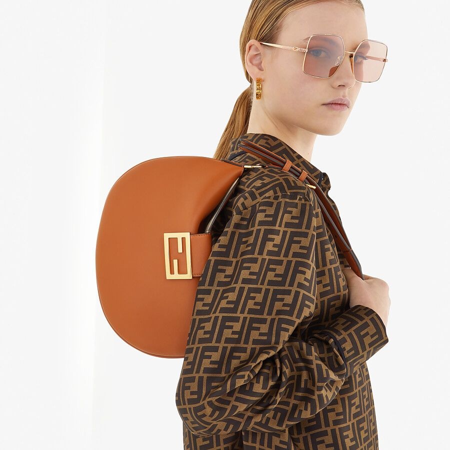 Brown leather bag - 2