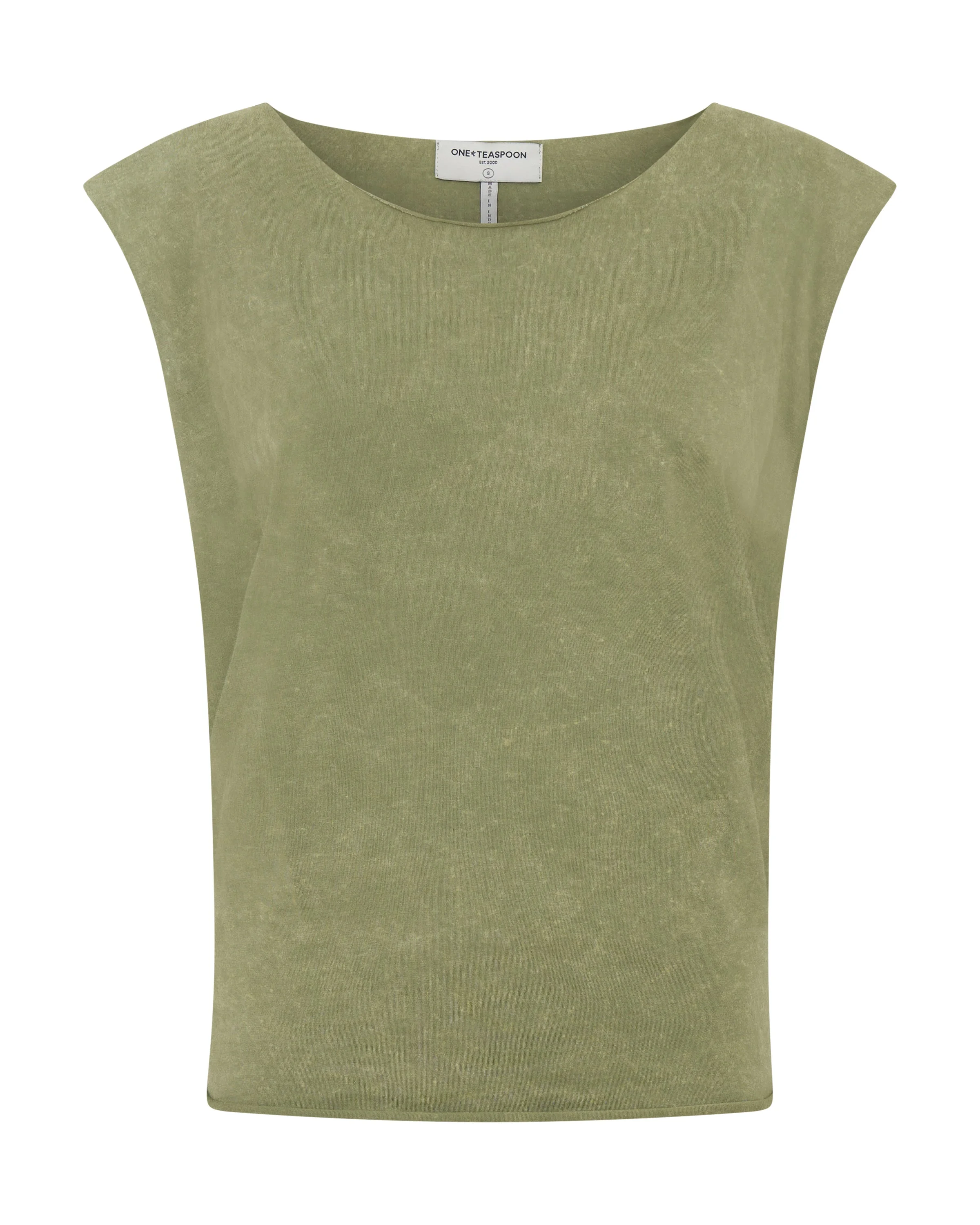 Vintage Tank Top - Khaki - 1