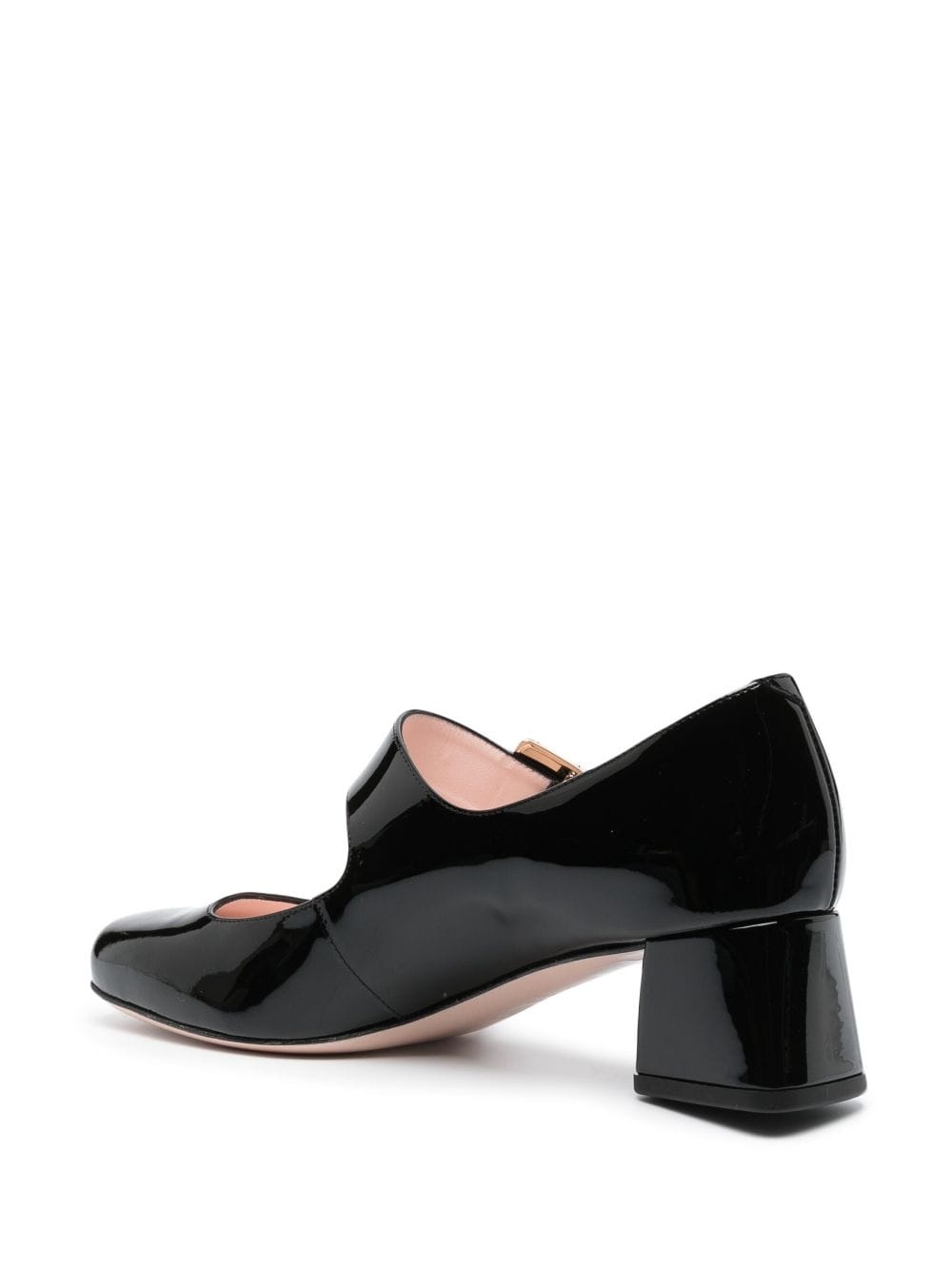 crystal-embellished leather 50mm pumps - 3
