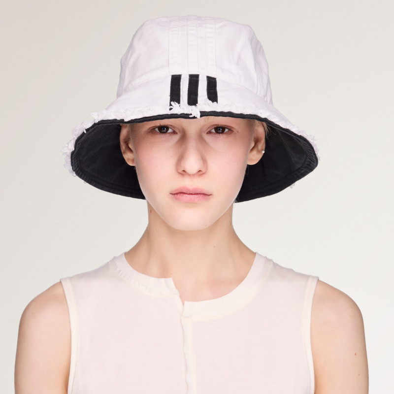 Y-3 STRIPES BUCKET HAT 4