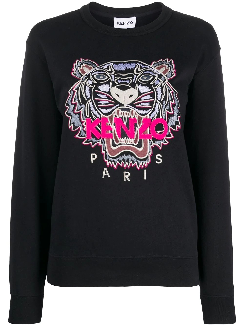 Tiger embroidered sweatshirt - 1