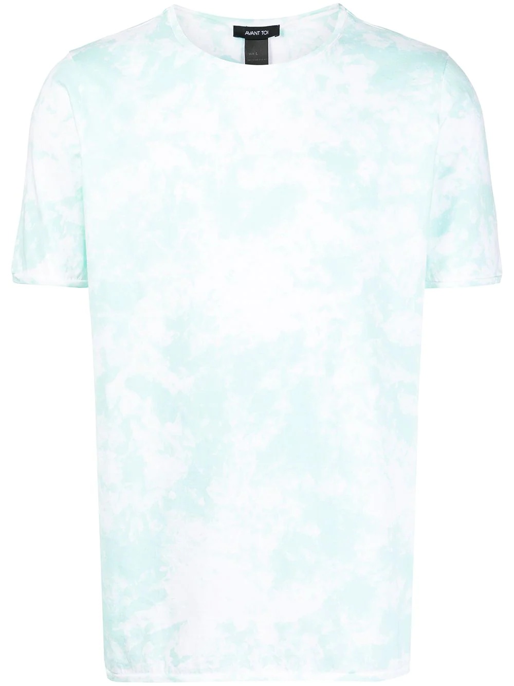 faded camouflage-print T-shirt - 1